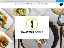 Tablet Screenshot of hamptonforks.com
